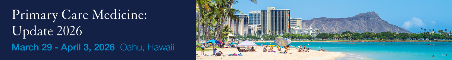 **Primary Care Medicine: Update 2026 Banner