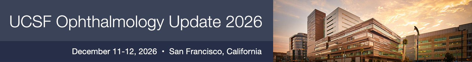 **UCSF Ophthalmology Update 2026 Banner
