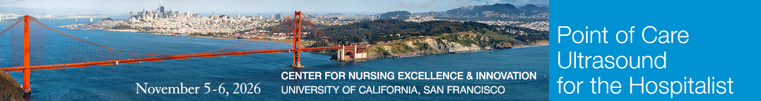 **POCUS SF November 2026: Point of Care Ultrasound for the Hospitalist Banner