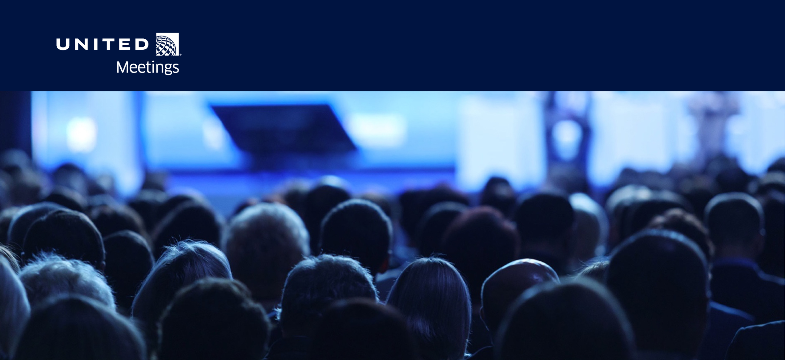 United Meetings, many people at a conference
